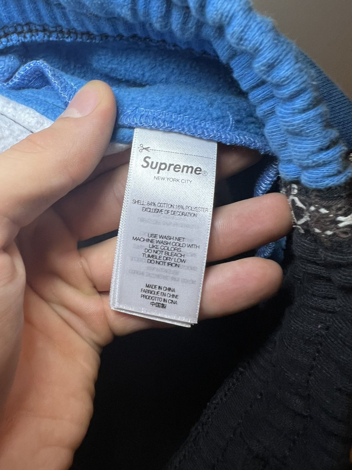 Number (N)ine × Supreme Supreme X Number (N)ine patchwork sweatpants Size US 36 / EU 52 - 14 Thumbnail