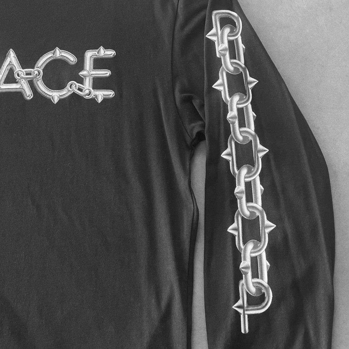 Palace ⛓️‍💥 SPIKE LONGSLEEVE S/S 2022 + 2 STICKERS BARBWIRE PRINT Size US XL / EU 56 / 4 - 10 Thumbnail