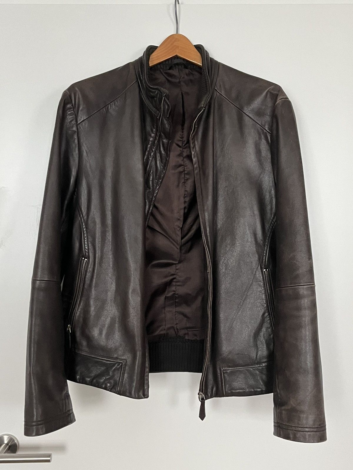 Vintage Brown Leather Racer Size US L / EU 52-54 / 3 - 1 Thumbnail