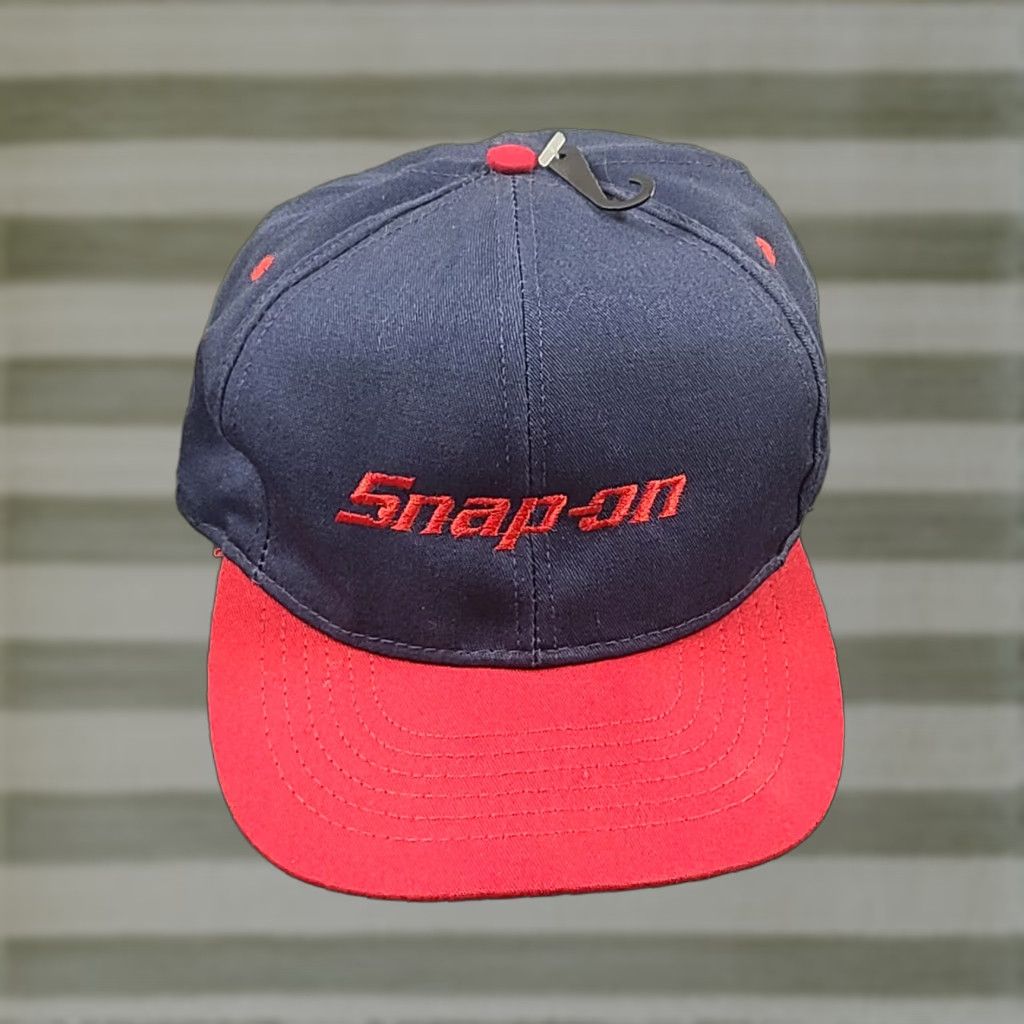 Vintage VINTAGE Swingster Hat Snapback Trucker Cap USA Blue Red Adjustable Cotton Canvas Men Baseball Cap Size ONE SIZE - 1 Thumbnail