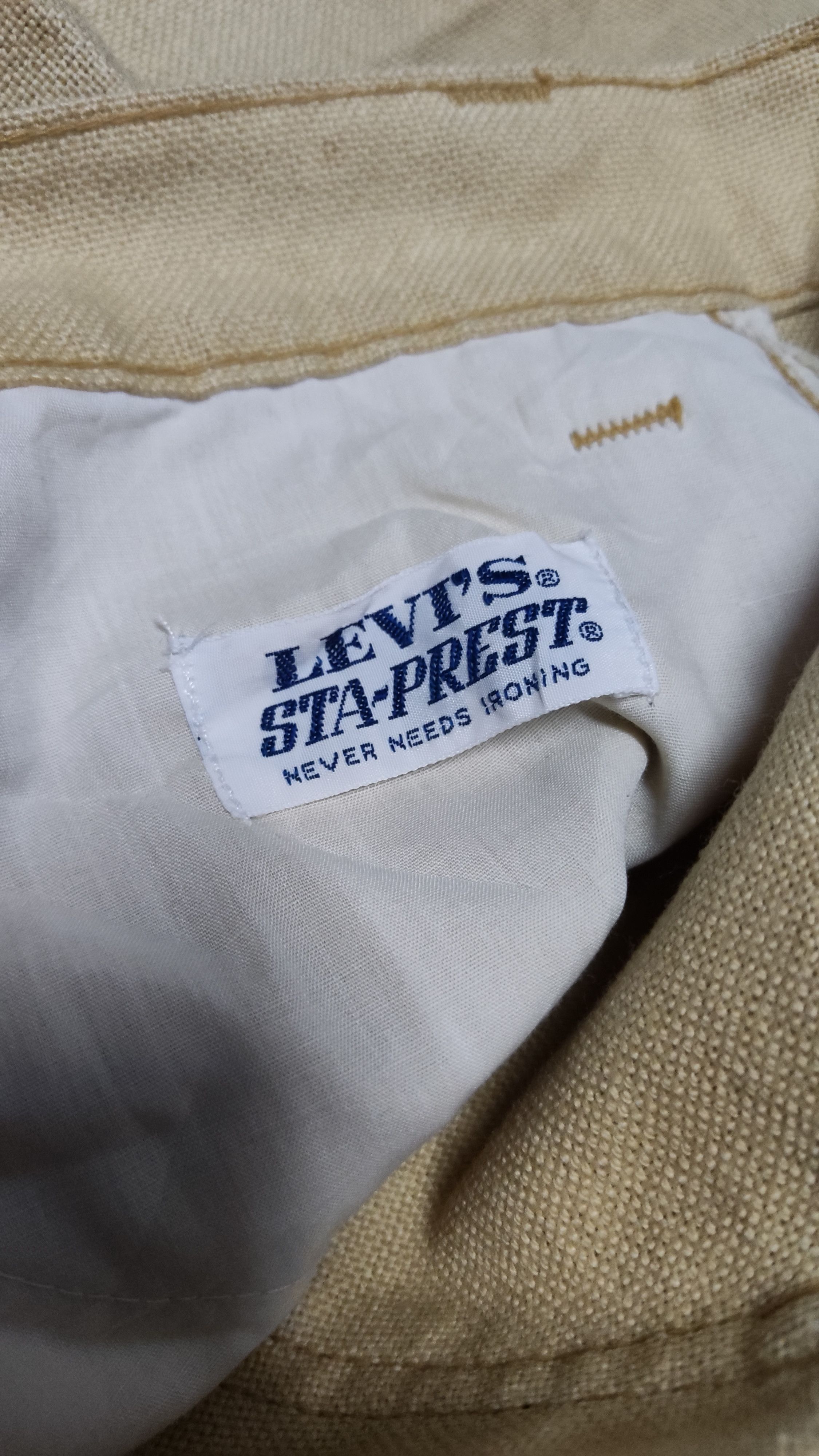 Levi's × Vintage 🔥OFFER🔥 Vintage 70s LEVI'S STA PREST Big E Size US 31 - 3 Thumbnail