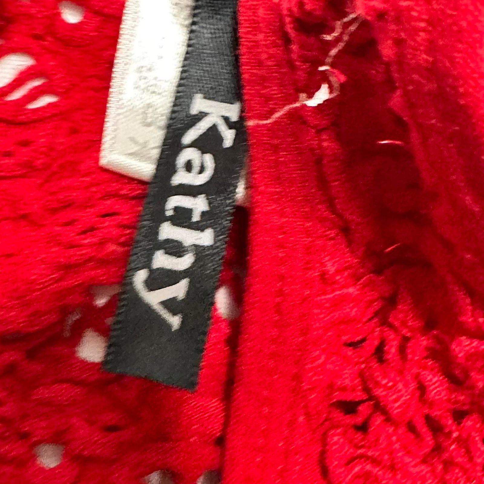 Other Katily Embroidered Floral Laced Cherry Size Small 2000s Tank Size S / US 4 / IT 40 - 3 Thumbnail