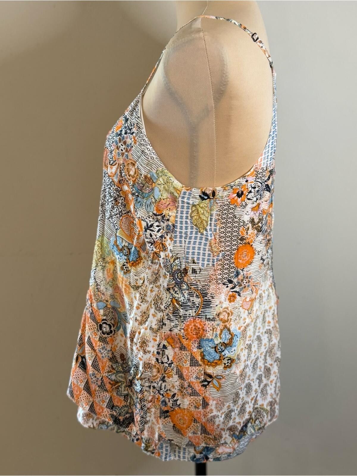 Sanctuary Sanctuary boho floral geometric patchwork tank top SZ SM Size S / US 4 / IT 40 - 3 Thumbnail