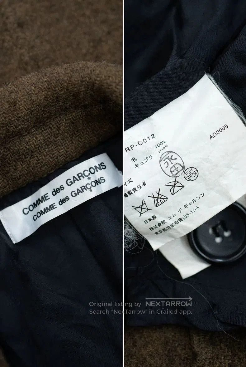 Comme des Garcons COMME des Garcons 2005AW Wool Peacoat. Size US M / EU 48-50 / 2 - 9 Thumbnail