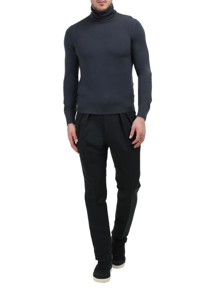 Tom Ford o1loc1c0724 753P42 Casual Pant in Black Size US 40 / EU 56 - 2 Thumbnail