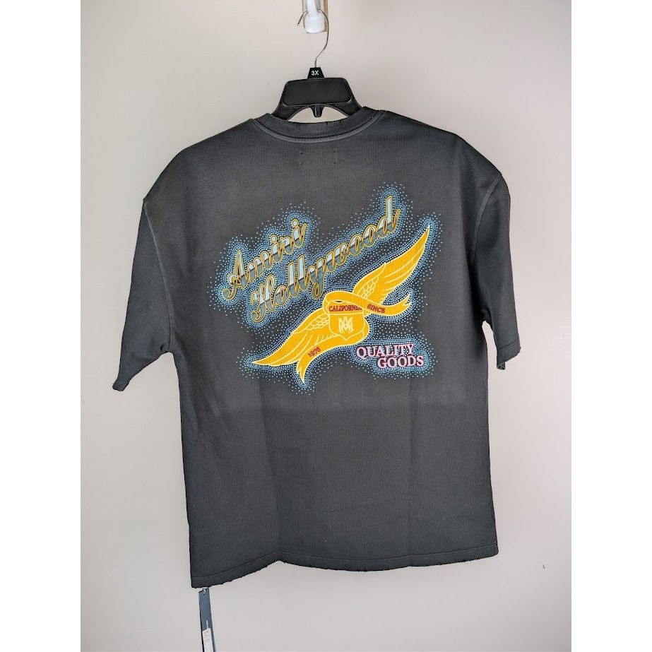 Amiri o1rshd1 Short Sleeve T-Shirt in Black Size US M / EU 48-50 / 2 - 10 Thumbnail