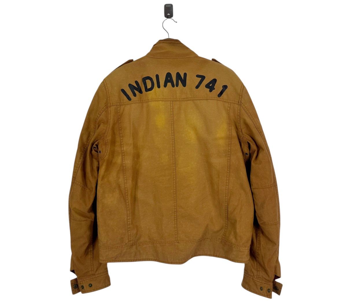 Indian Motorcycle 🔥🔥 VINTAGE INDIAN MOTORCYCLE US ARMY SCOUT BIKERS JACKET Size US L / EU 52-54 / 3 - 6 Thumbnail