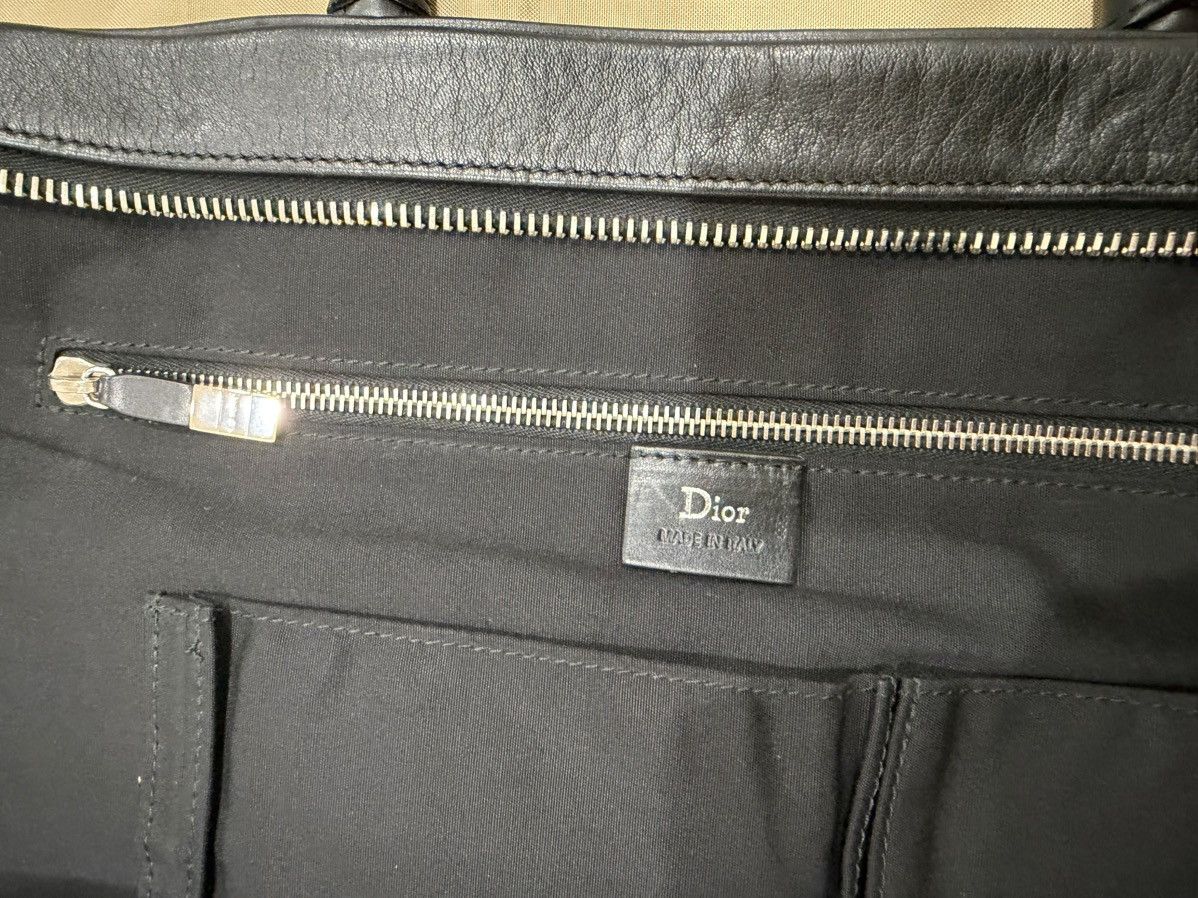Dior Dior Homme Pleated Black Lambskin Leather Top Handle Size ONE SIZE - 4 Thumbnail