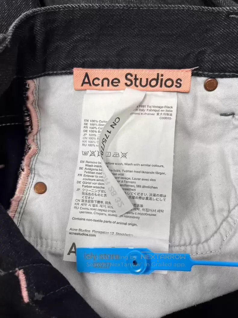 Acne Studios Acne Studios Cotton vintage loose fit straight button deni Size US 28 / EU 44 - 4 Thumbnail