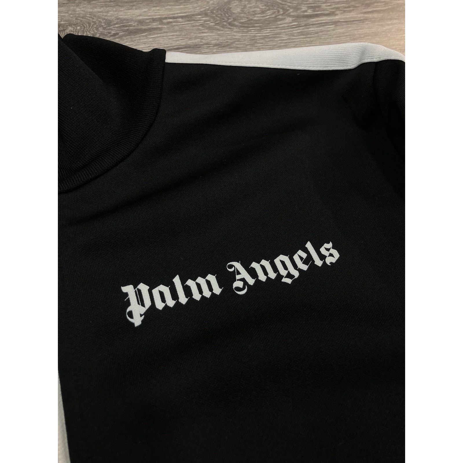 Palm Angels Size L - Palm Angels Classic Track Jacket ' Black White ' Size US L / EU 52-54 / 3 - 5 Thumbnail