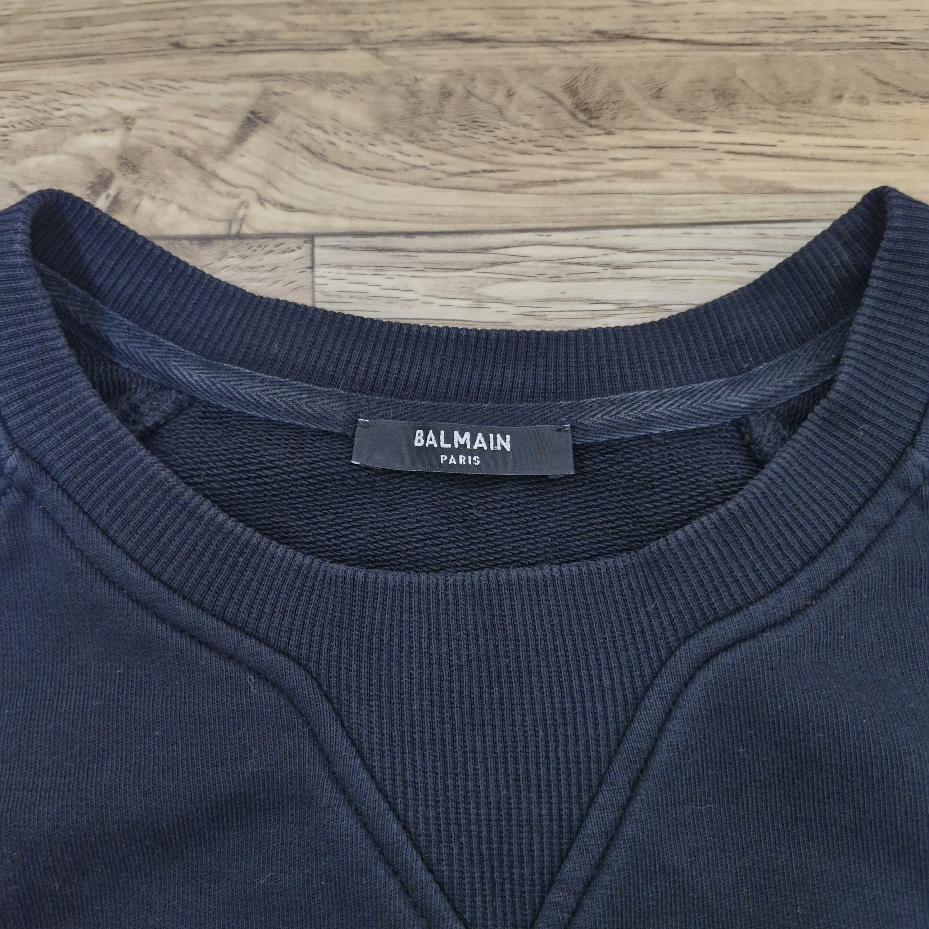Balmain BALMAIN Crewneck Logo Sweatshirt Size US L / EU 52-54 / 3 - 5 Thumbnail