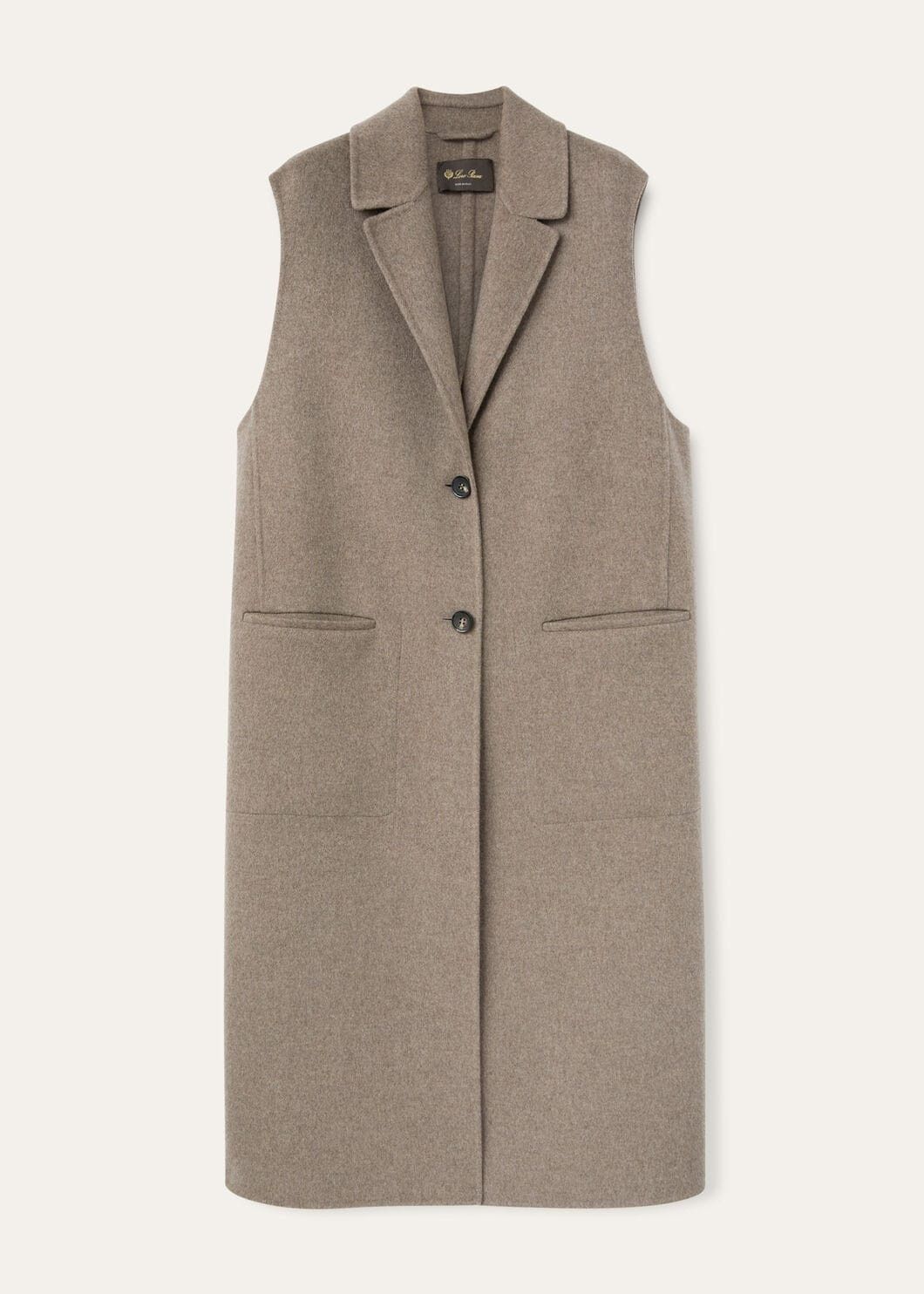 Loro Piana o1srvl11e0825 FAO3226 Zane Gilet Vest in Brown Size L / US 10 / IT 46 - 1 Thumbnail