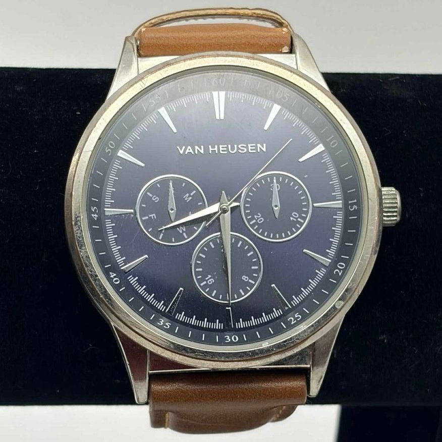 Van Heusen Brown Van Heusen Men’s Watch Size ONE SIZE - 1 Thumbnail