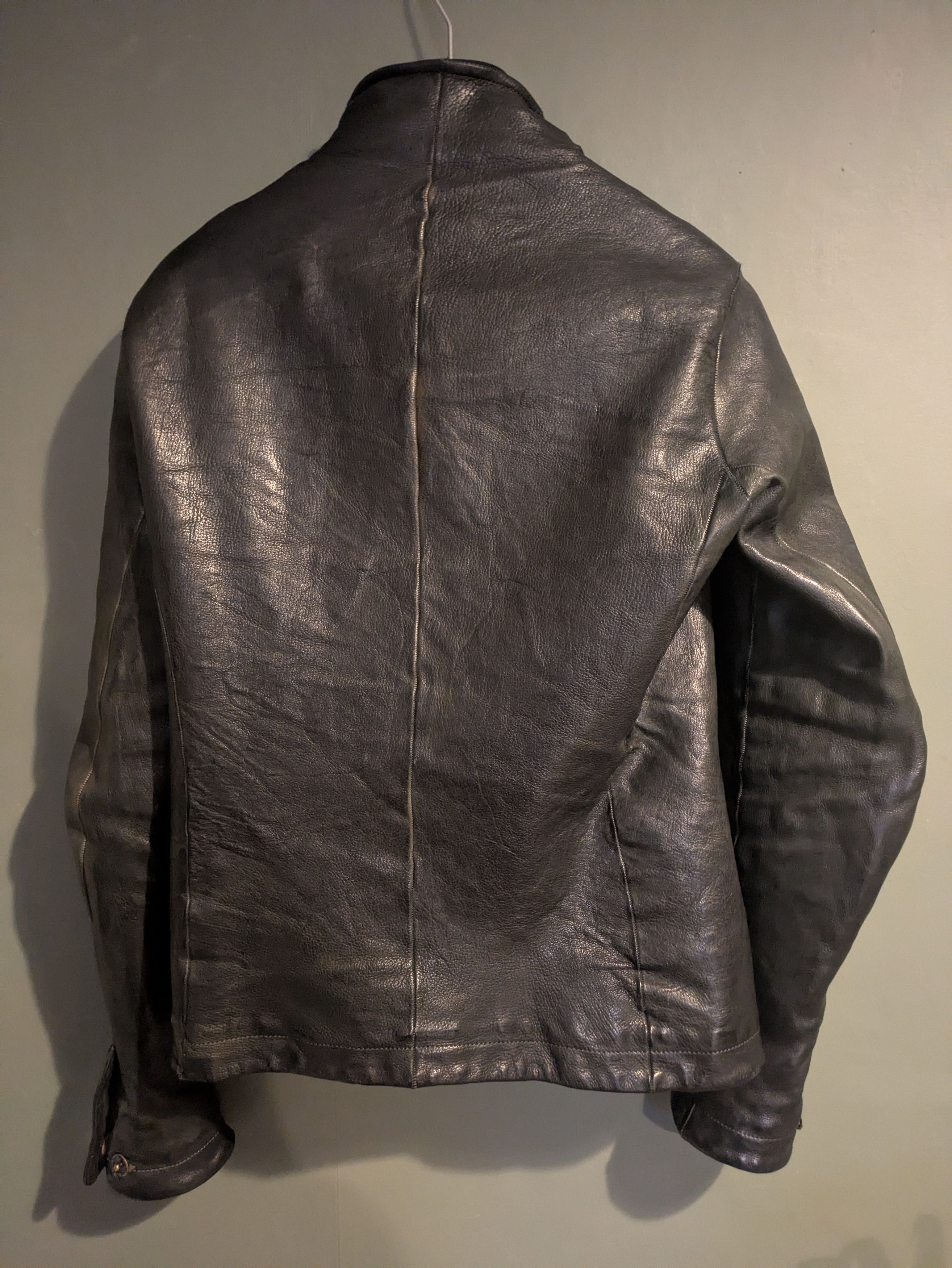 A1923 Horse Leather High Neck Jacket Size US M / EU 48-50 / 2 - 4 Thumbnail