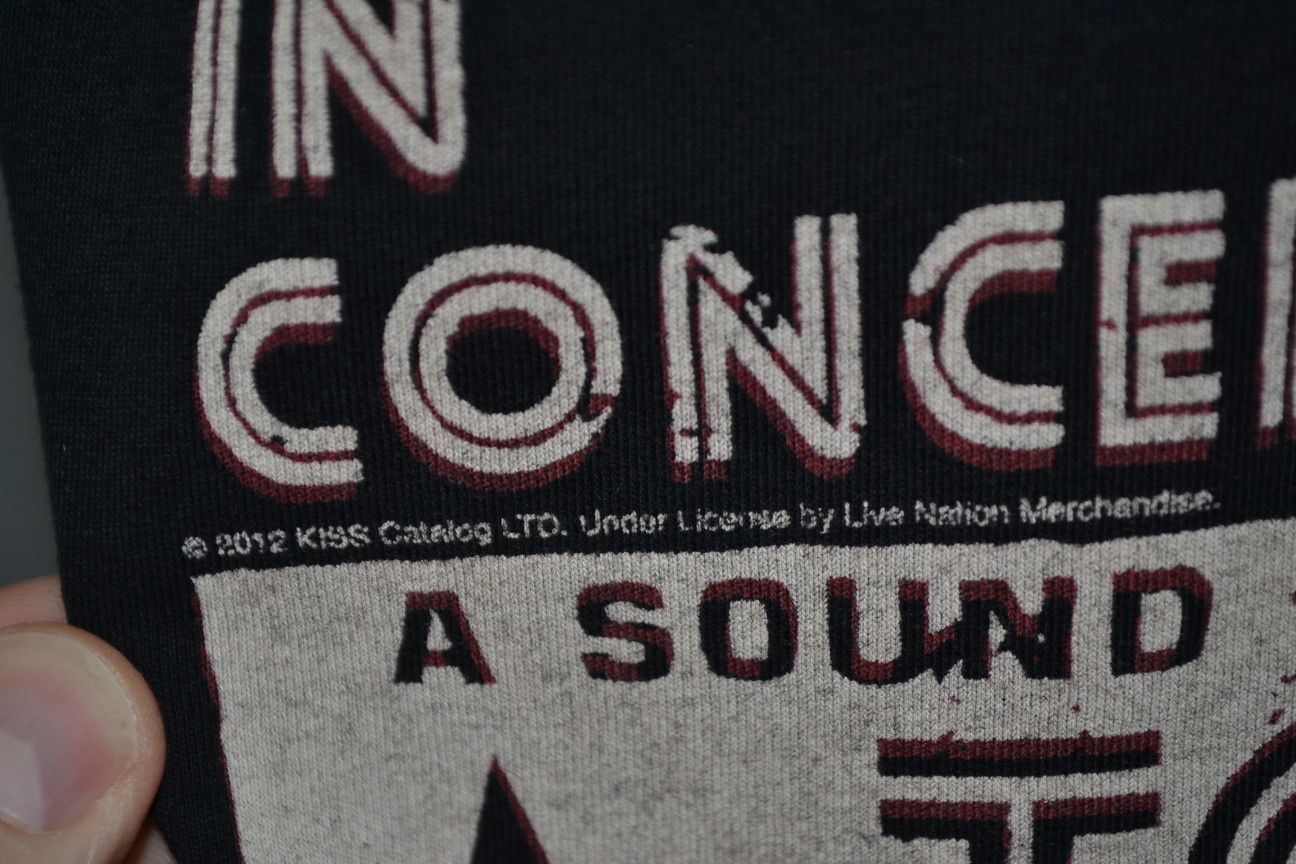 Band Tees × KISS × Vintage 2012 KISS in Concert Band Tour T-shirt Size US M / EU 48-50 / 2 - 7 Thumbnail
