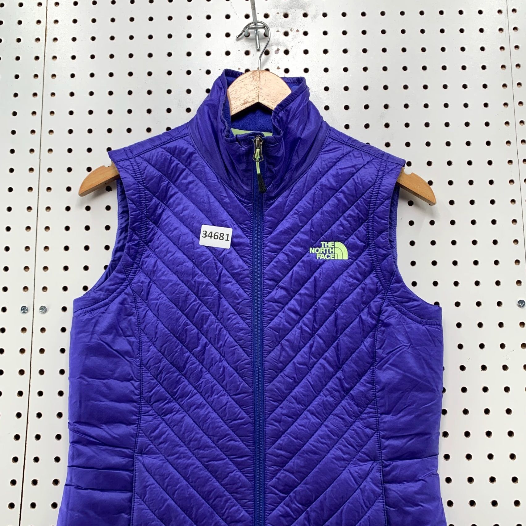The North Face The North Face Puffer Vest Jacket Womens Small Purple Quilted 17.5x26 Blue | The North Face Quilted Vest Jacket Womens Small Purple Blue 17.5x26 Size S / US 4 / IT 40 - 2 Thumbnail