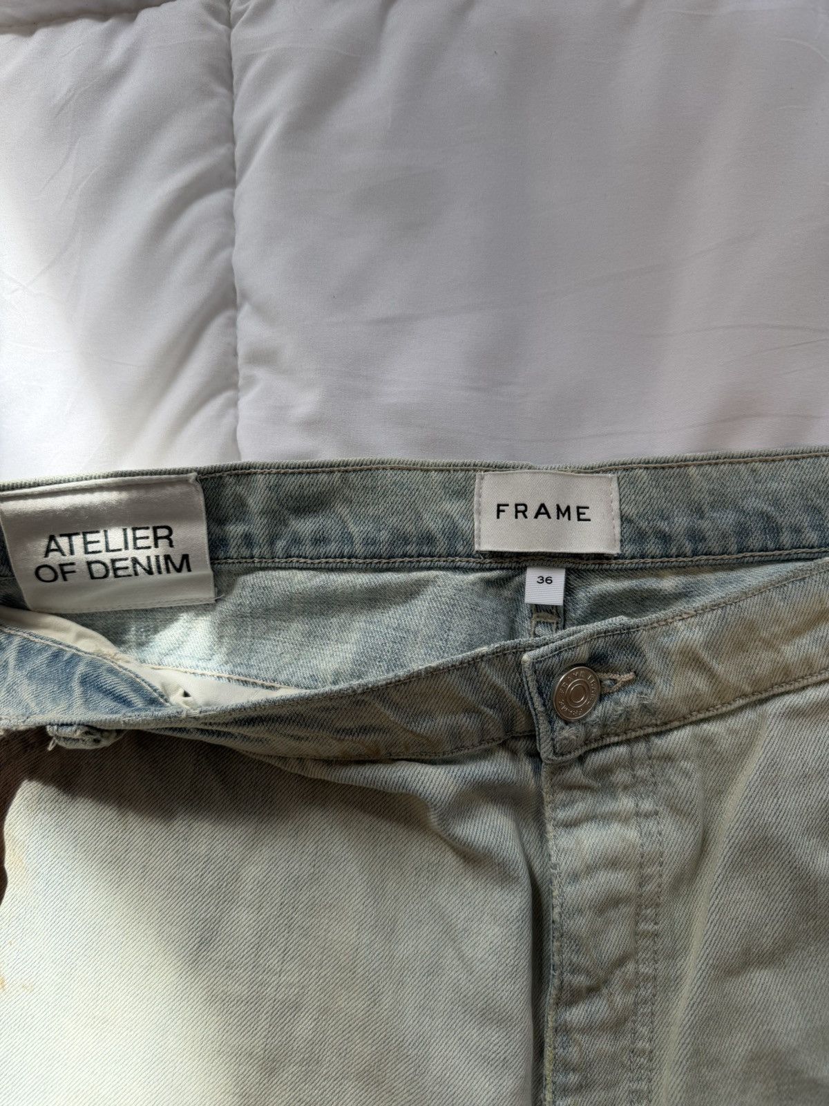 Frame Frame Distressed Flared Denim Size US 36 / EU 52 - 3 Thumbnail