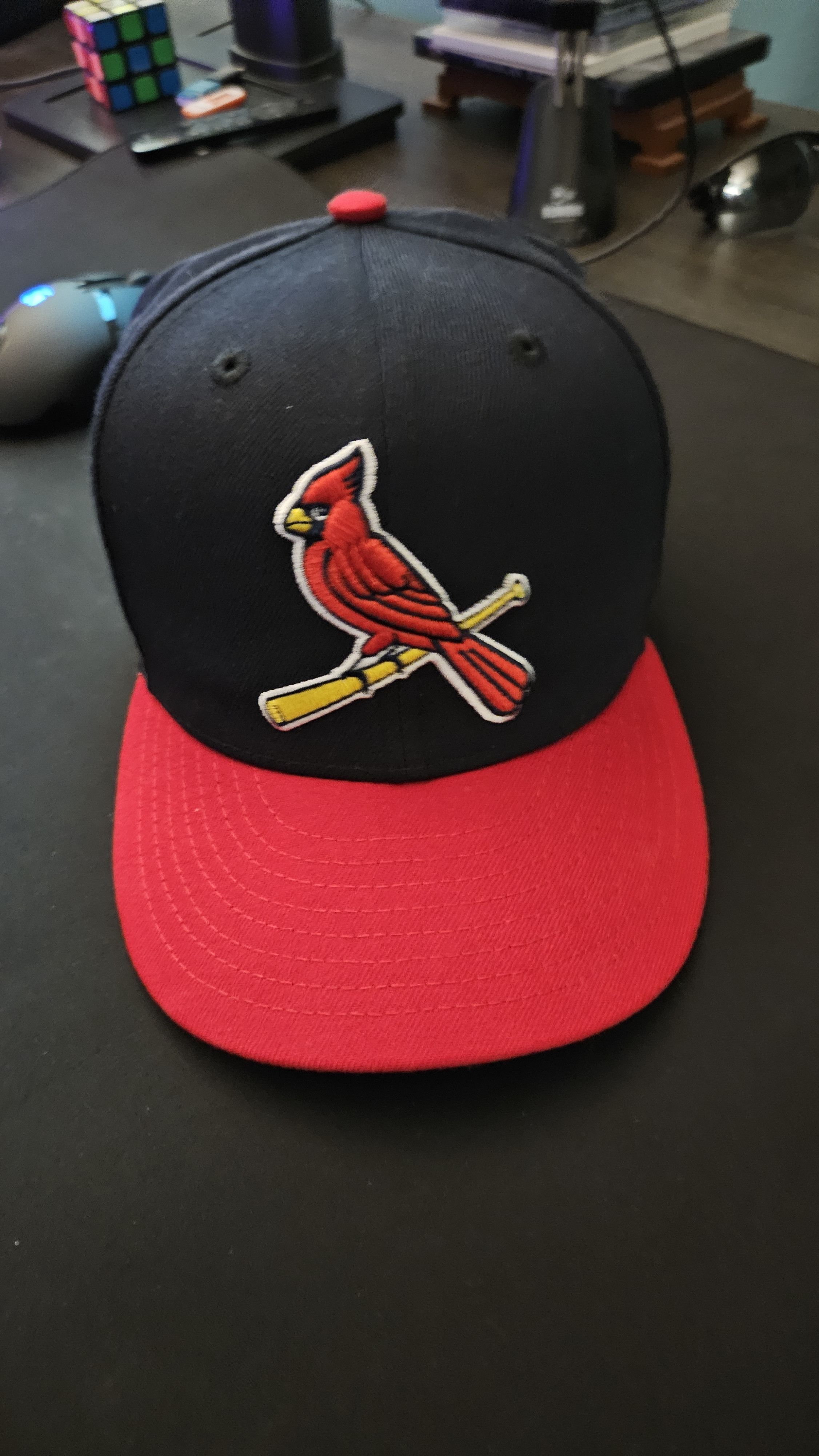 New Era New era cardinal 59fifty cap 7 1/4 Size ONE SIZE - 2 Thumbnail