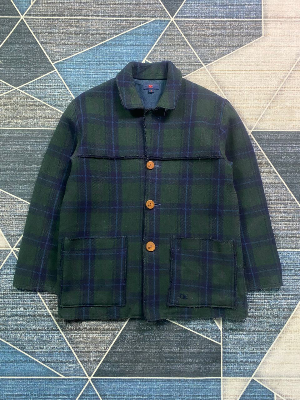 45rpm Vintage R by 45RPM Plaid Wool Jacket Size US L / EU 52-54 / 3 - 1 Thumbnail