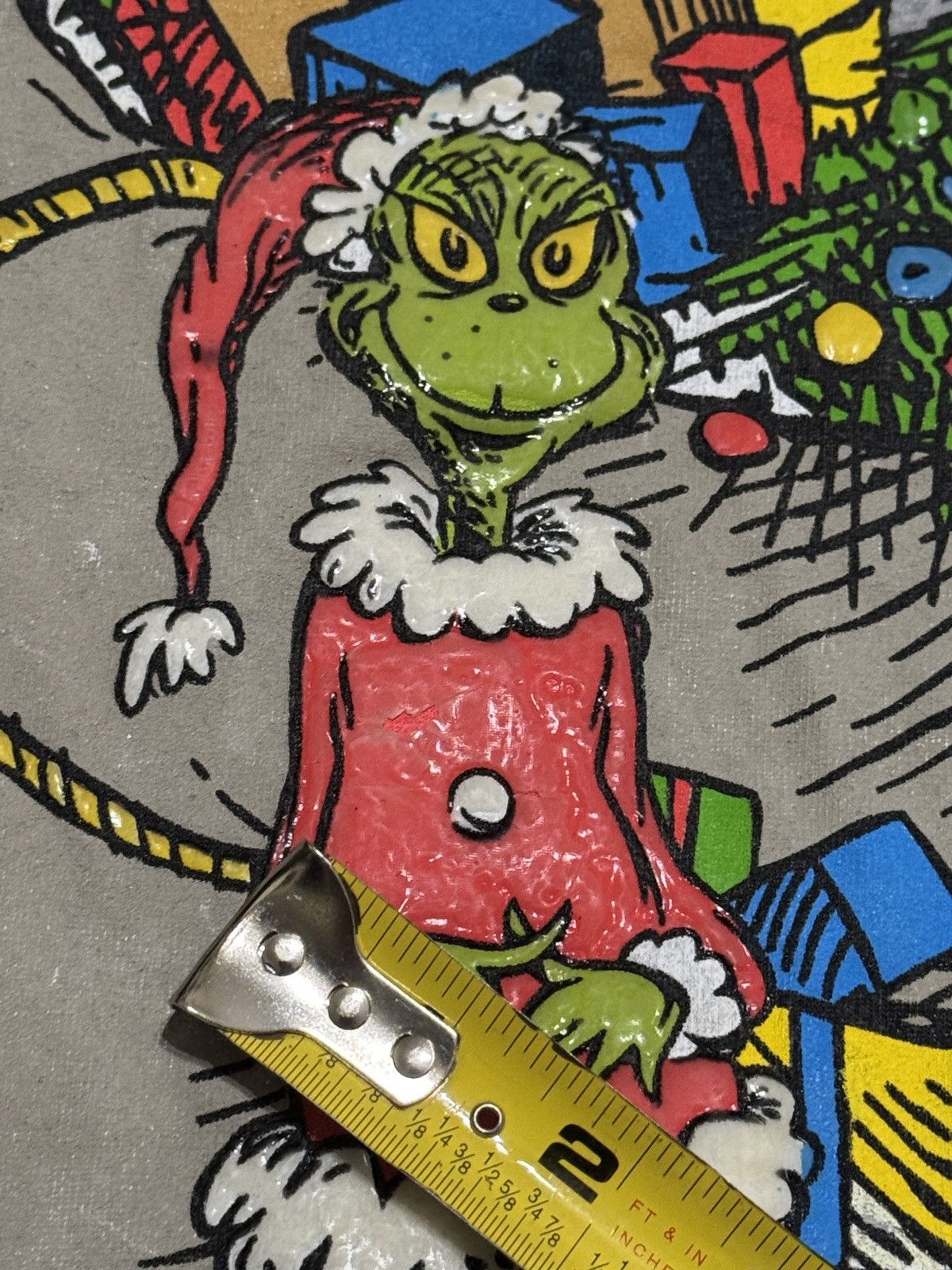 Vintage Vintage Y2K Dr Suess Grinch Christmas Cartoon XL T Shirt Size US XL / EU 56 / 4 - 8 Thumbnail