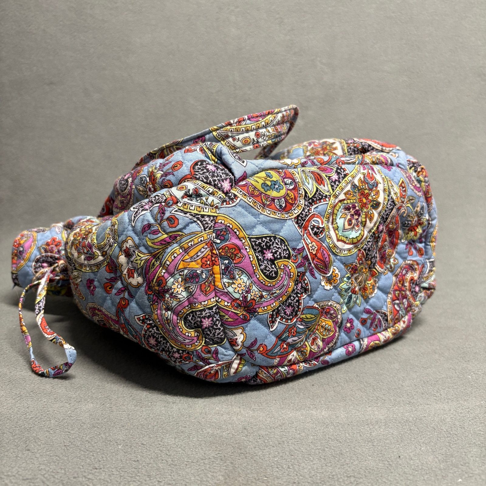 Vera Bradley VERA BRADLEY Glenna Satchel Provence Paisley in Cotton Blue Size ONE SIZE - 5 Thumbnail