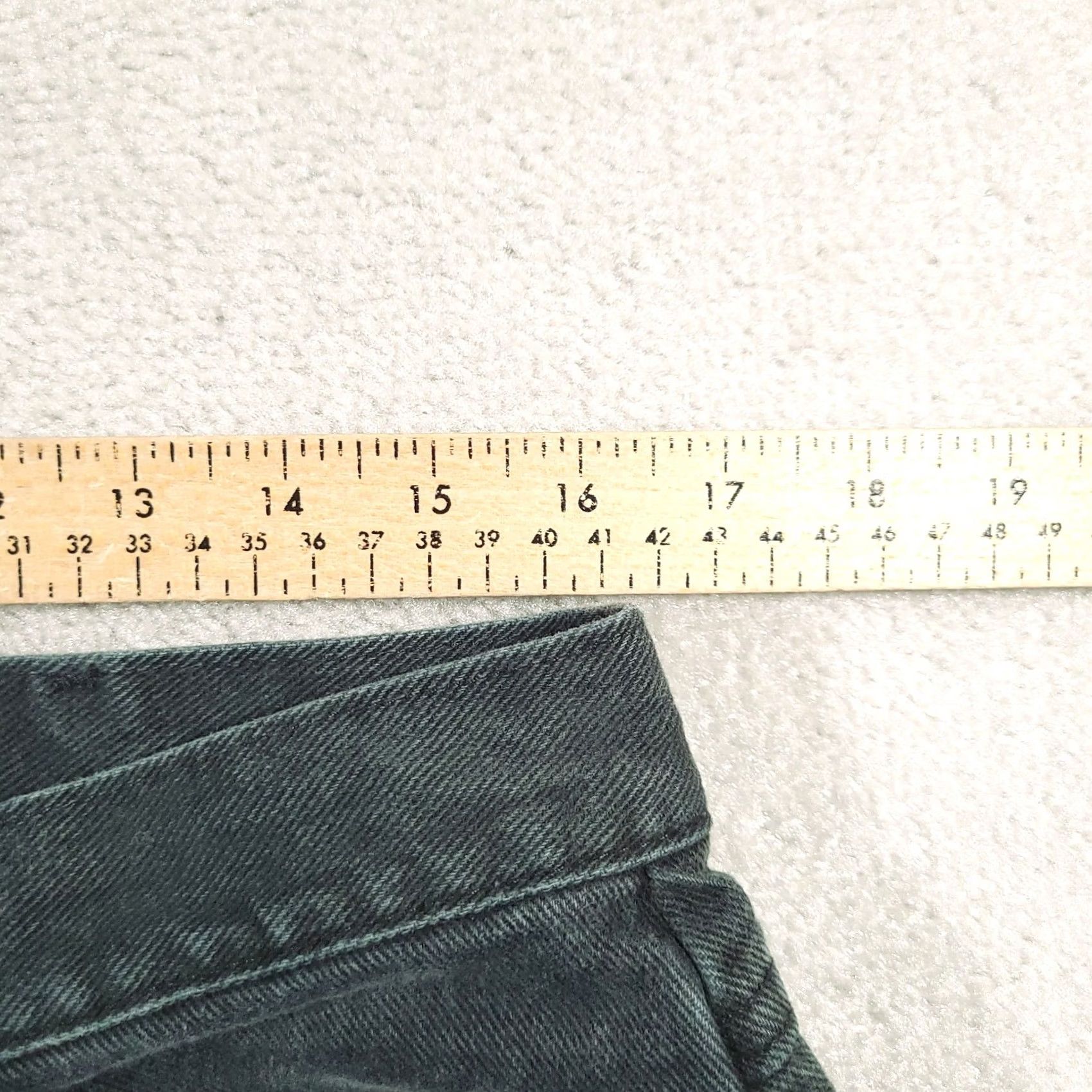 Lee VINTAGE Lee Riders Jeans Women's 36x32 Denim High Rise Green 90s Classic Distressed? Actually Distressed: No Size 25" / US 0 / IT 36 - 5 Thumbnail
