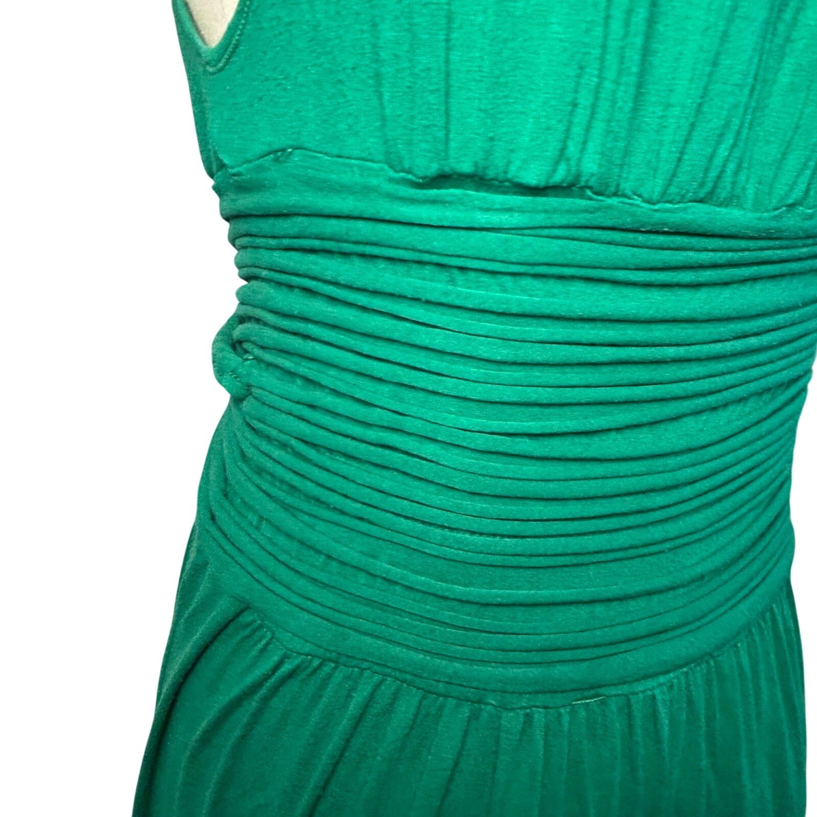 Max Studio Emerald Ruched Halter Maxi Dress Maternity Fair