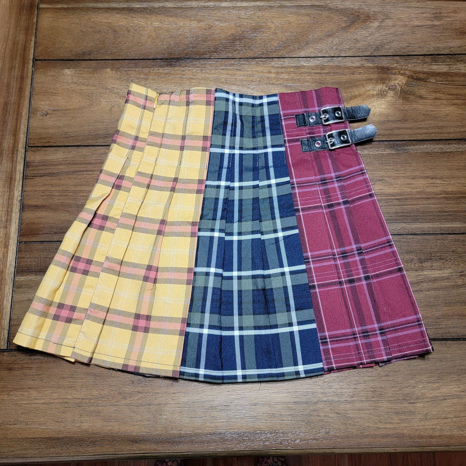 Other No Bo Girls Pleated Skirt w/ Side Zip & Buckles - Small(3-5) Size 25" / US 0 / IT 36 - 1 Thumbnail
