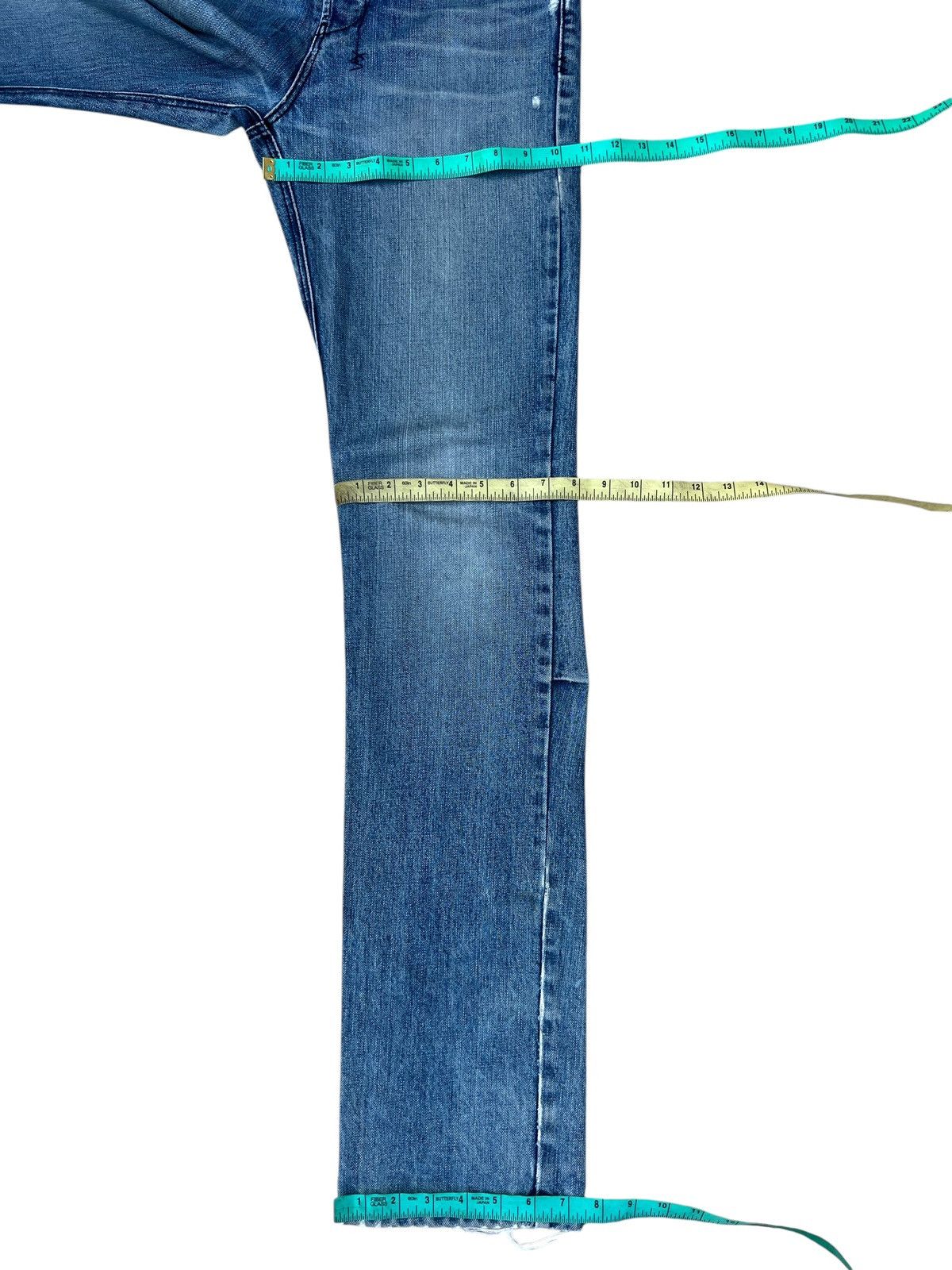 Ksubi Ksubi Dee Dee Vintage Indigo Distress Denim Jeans L 35.5 Size US 30 / EU 46 - 5 Thumbnail