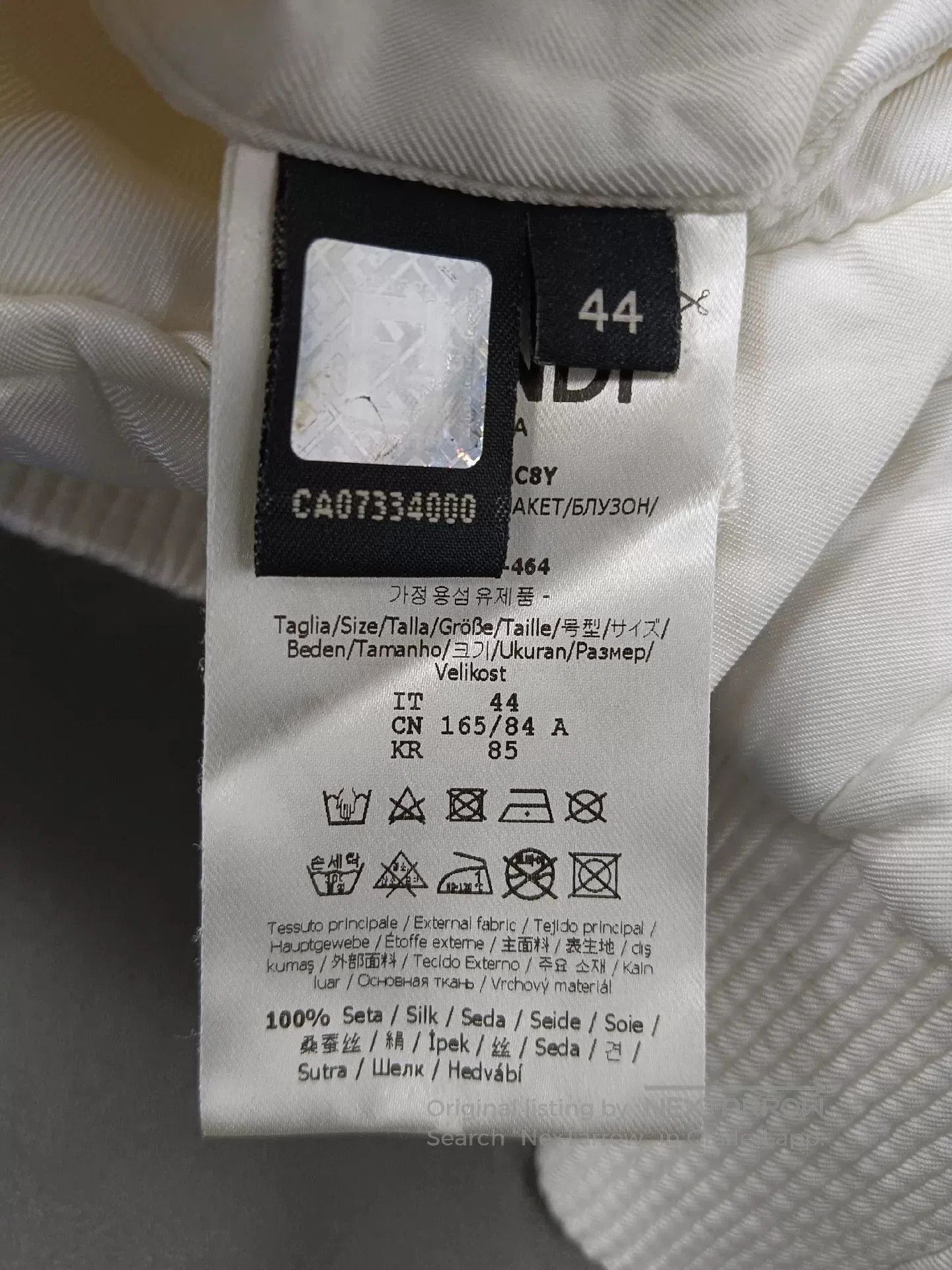Fendi fendi comic style white jacket size 44. Size US M / EU 48-50 / 2 - 5 Thumbnail