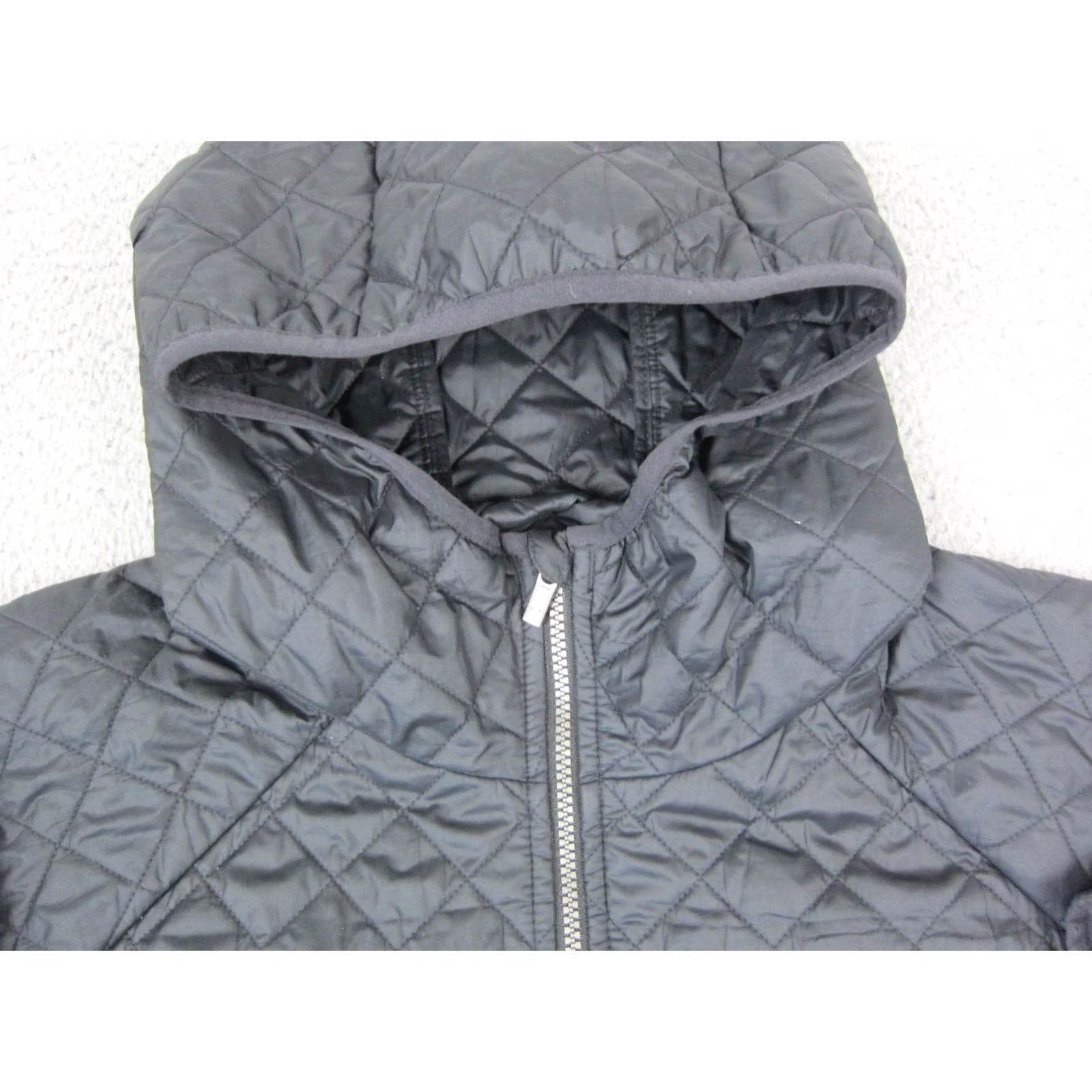 Vintage Columbia Jacket Women 2X Black Full Zip Omni-Heat Quilted Hooded Casual Hiking Jacket Size XXL / US 16-18 / IT 52-54 - 4 Thumbnail