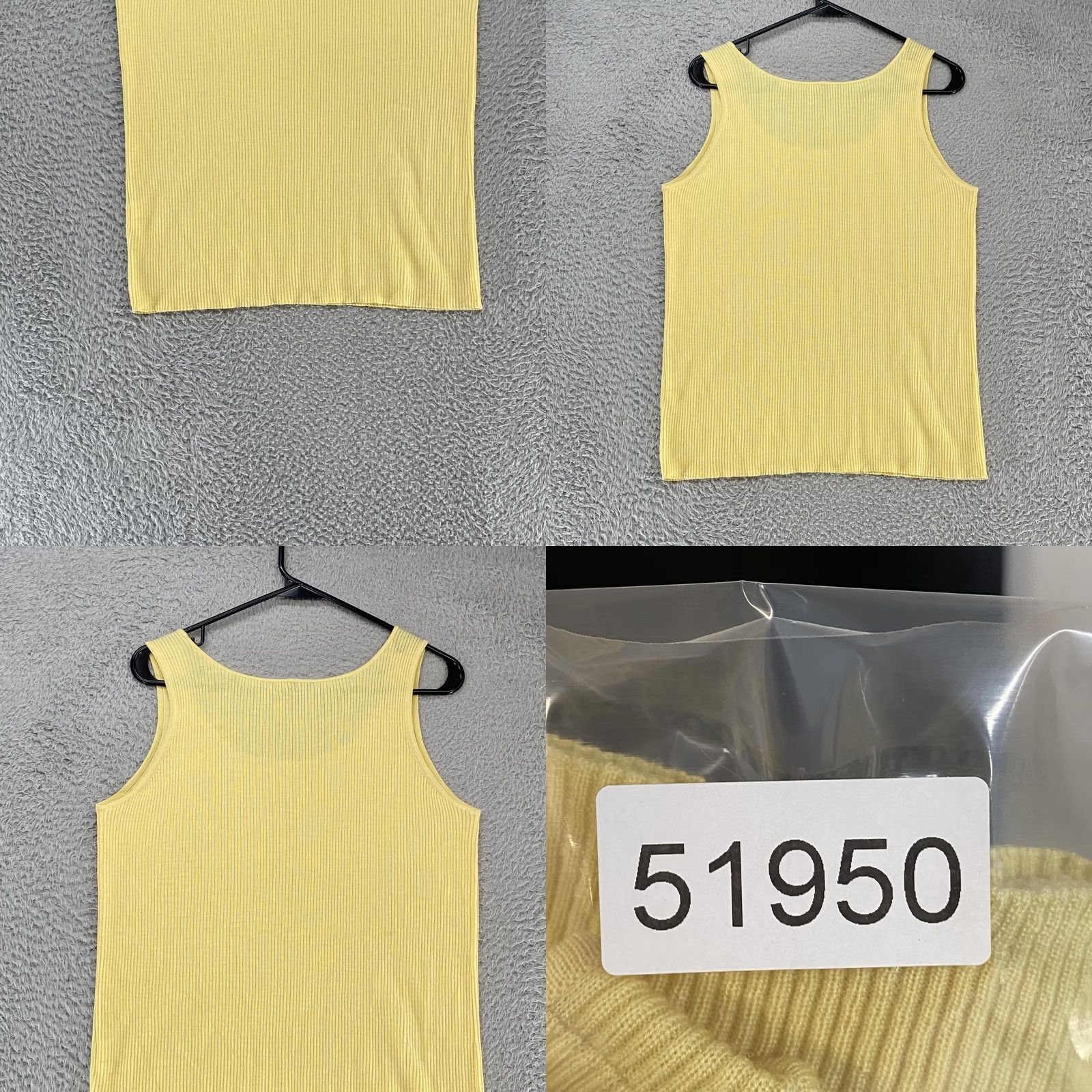 Eileen Fisher VINTAGE Eileen Fisher Tank Sweater Womens Medium Ribbed Merino Wool Butter Yellow Size M / US 6-8 / IT 42-44 - 8 Thumbnail