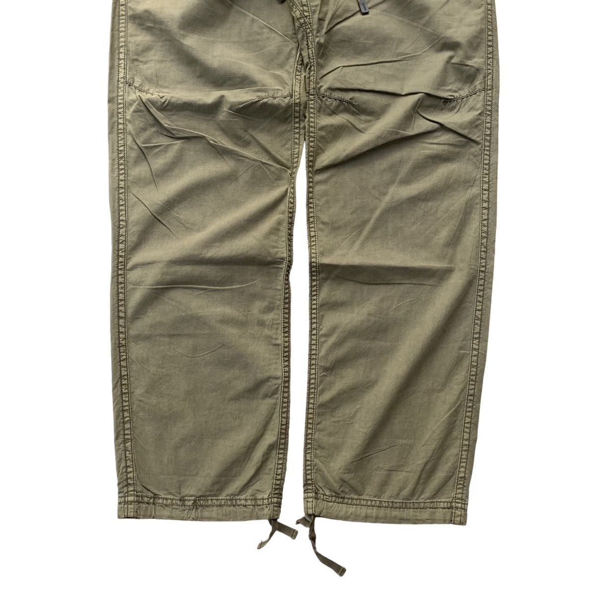 GOA 2000s Rare GOA Fatigue Olive Washed Pants Size US 30 / EU 46 - 4 Thumbnail