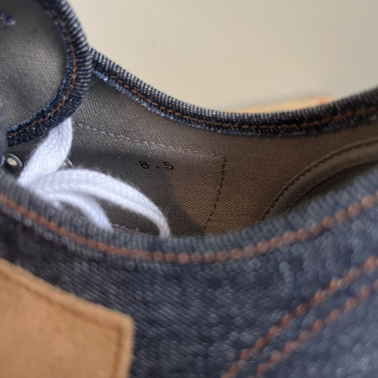 Needles SS22 9 oz. Denim Suede Ghillie Sneaker Size US 8.5 / EU 41-42 - 18 Thumbnail