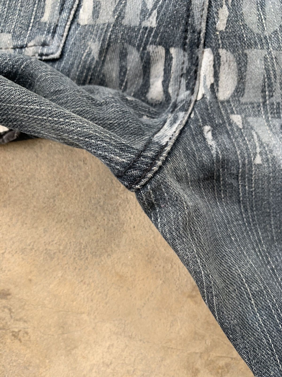 If Six Was Nine × Japanese Brand × Le Grande Bleu (L.G.B.) Rare Sex Pot Revenge Skull Punk Distressed Denim☠️🎌 Size US 33 - 18 Thumbnail