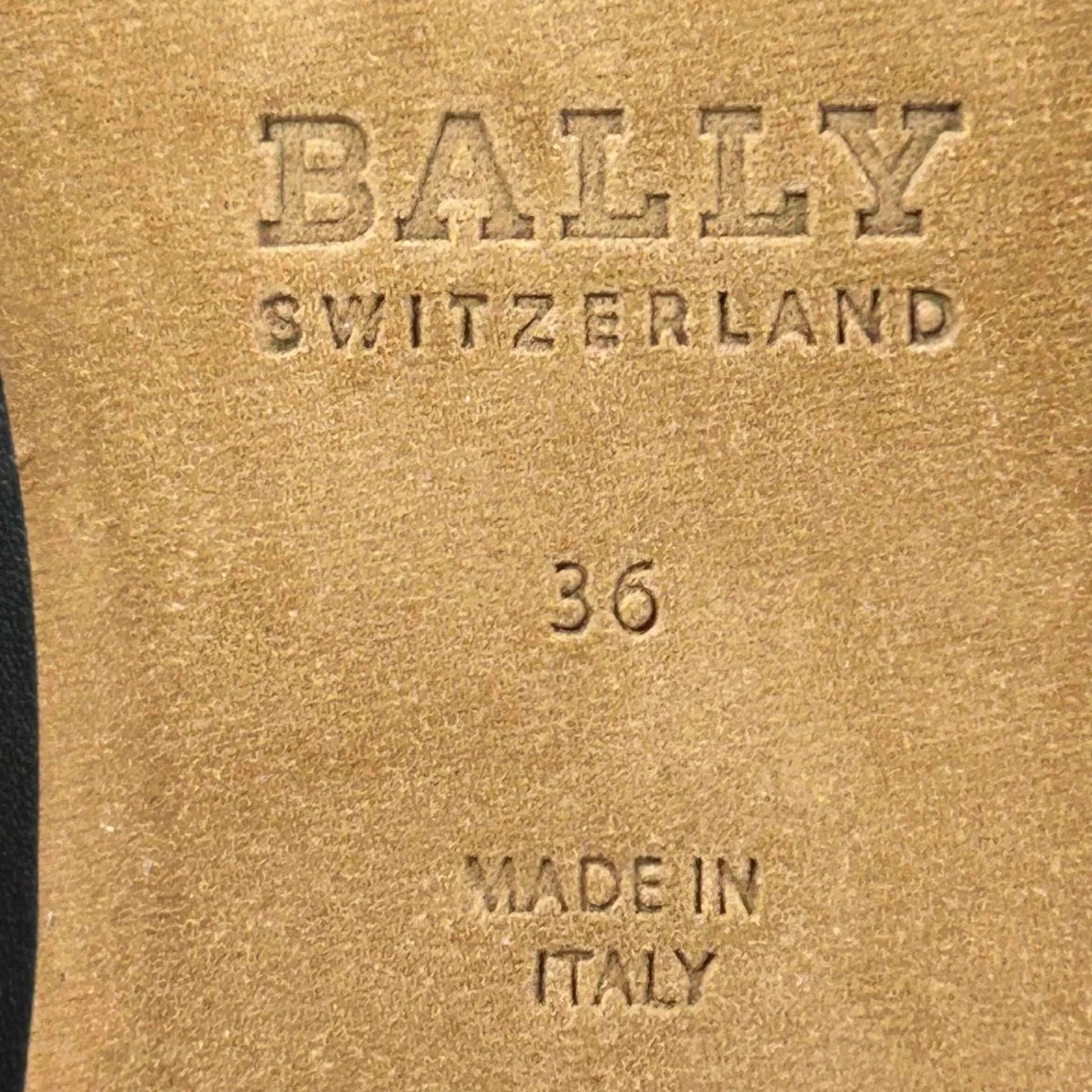 Bally BALLY black square buckle leather loafer eu36 Size US 5 / IT 35 - 7 Thumbnail