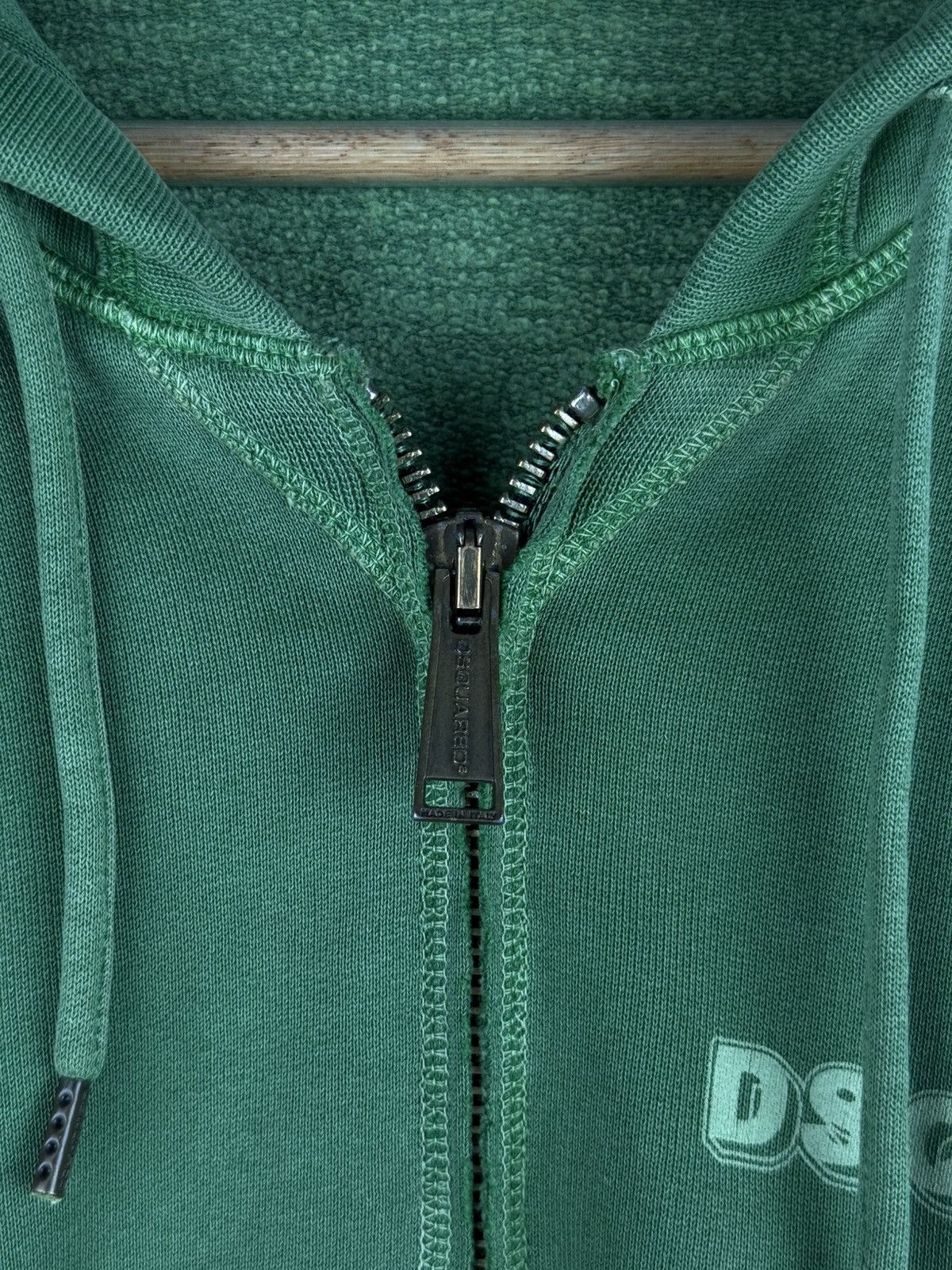Dsquared2 Dsquared Men’s Full Zip Chest Logo Drawstring Cotton Hoodie Size US L / EU 52-54 / 3 - 11 Thumbnail