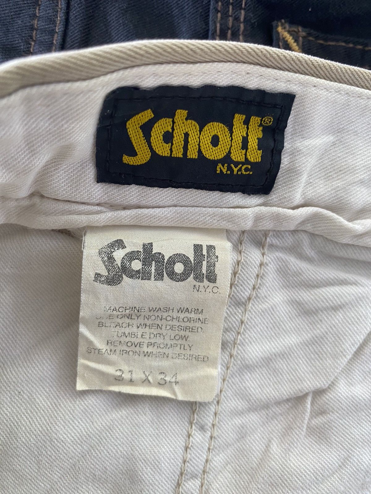 Schott × Vintage Schott Chinos Cotton Pants Size US 32 / EU 48 - 8 Thumbnail