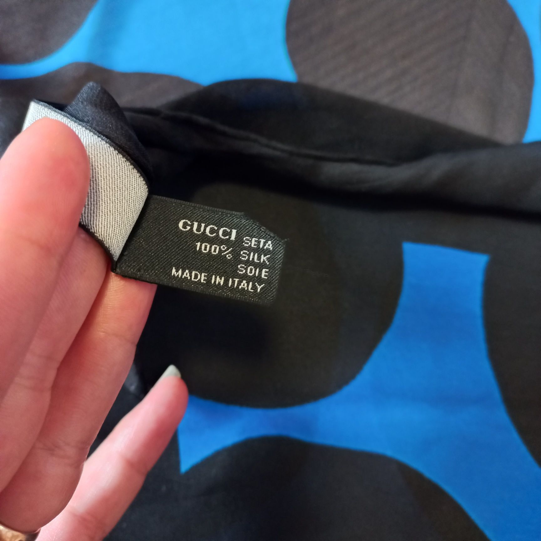 Gucci Gucci Vintage Silk Scarf Size ONE SIZE - 5 Thumbnail