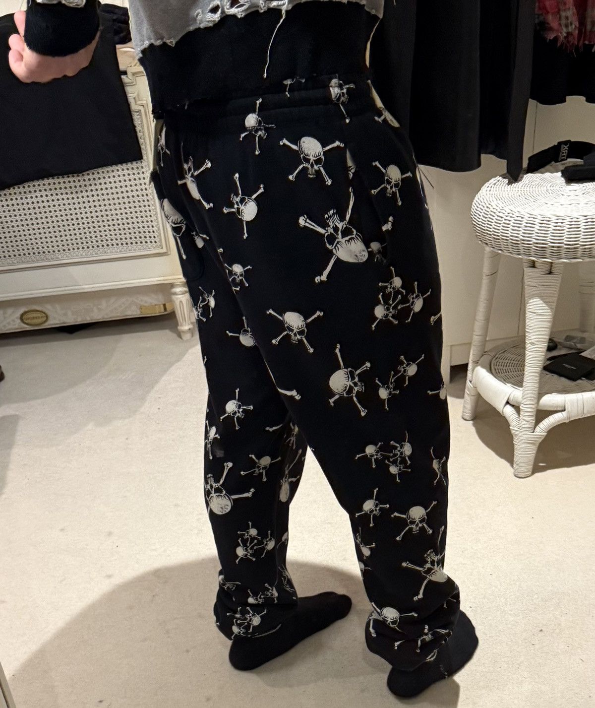 Saint Michael Saint Mxxxxxx skull black logo joggers sweatpants Michael L Size US 34 / EU 50 - 5 Thumbnail