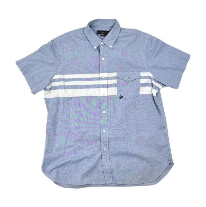 Polo Ralph Lauren Ralph Lauren Striped Lapel Short-Sleeve Shirt Size US XL / EU 56 / 4 - 1 Thumbnail