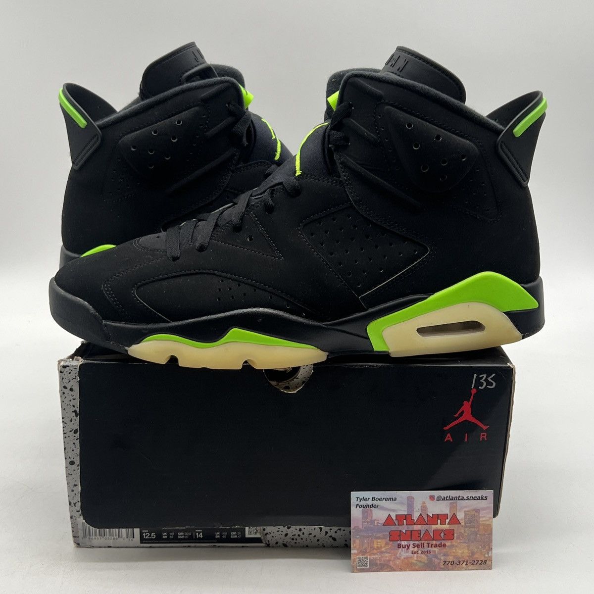 Jordan Brand Air Jordan 6 electric green Size US 12.5 / EU 45-46 - 1 Thumbnail
