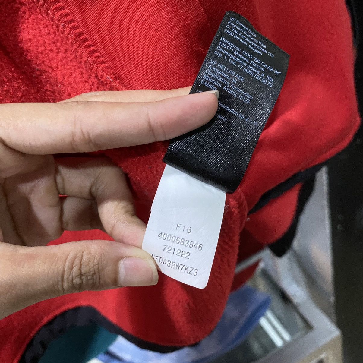 The North Face The North Face Red Black Denali Fleece Jacket Size US S / EU 44-46 / 1 - 17 Thumbnail