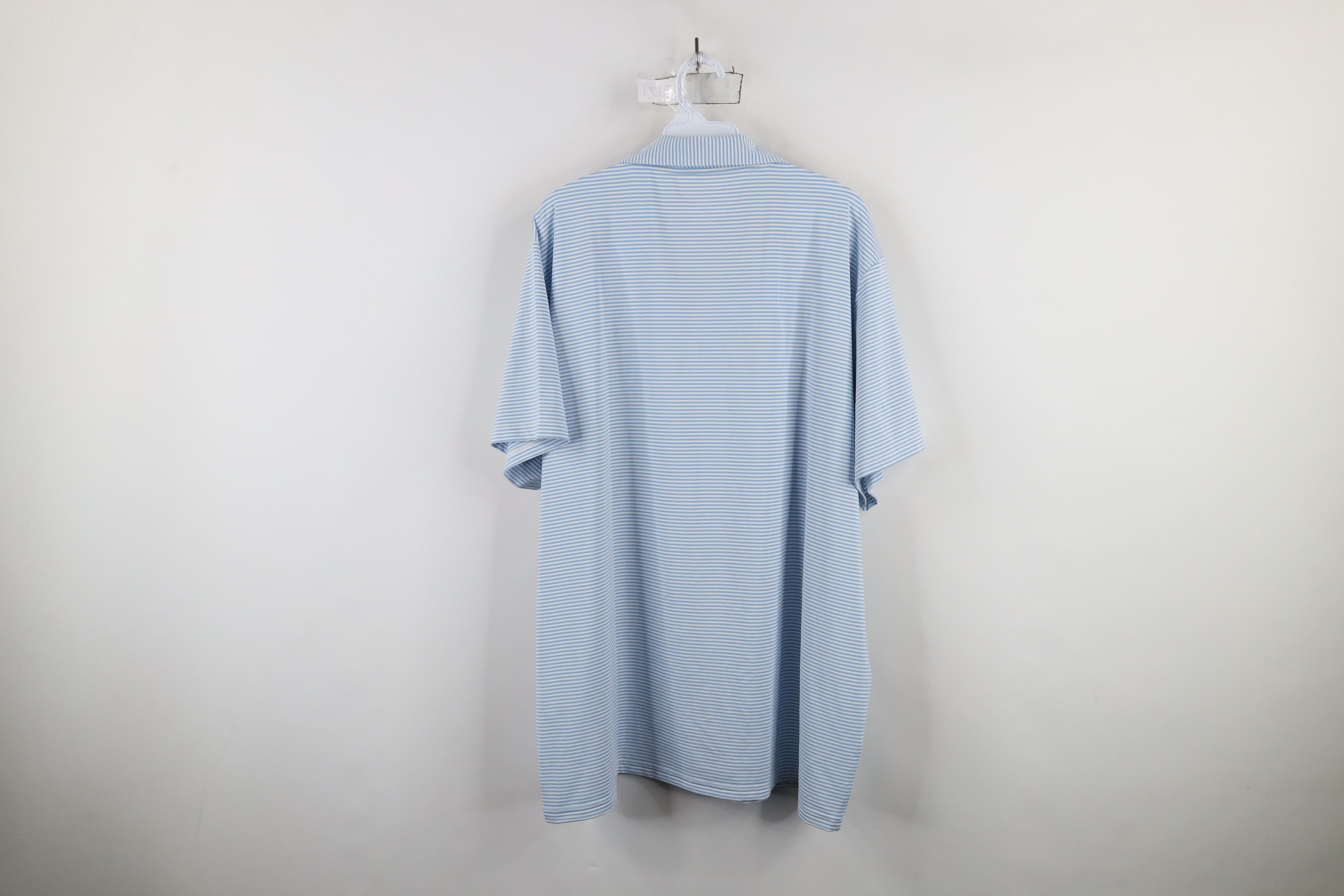 Bonobos × Vintage Bonobos Fit Stretch Striped Collared Golf Polo Shirt Blue Size US XXL / EU 58 / 5 - 8 Thumbnail