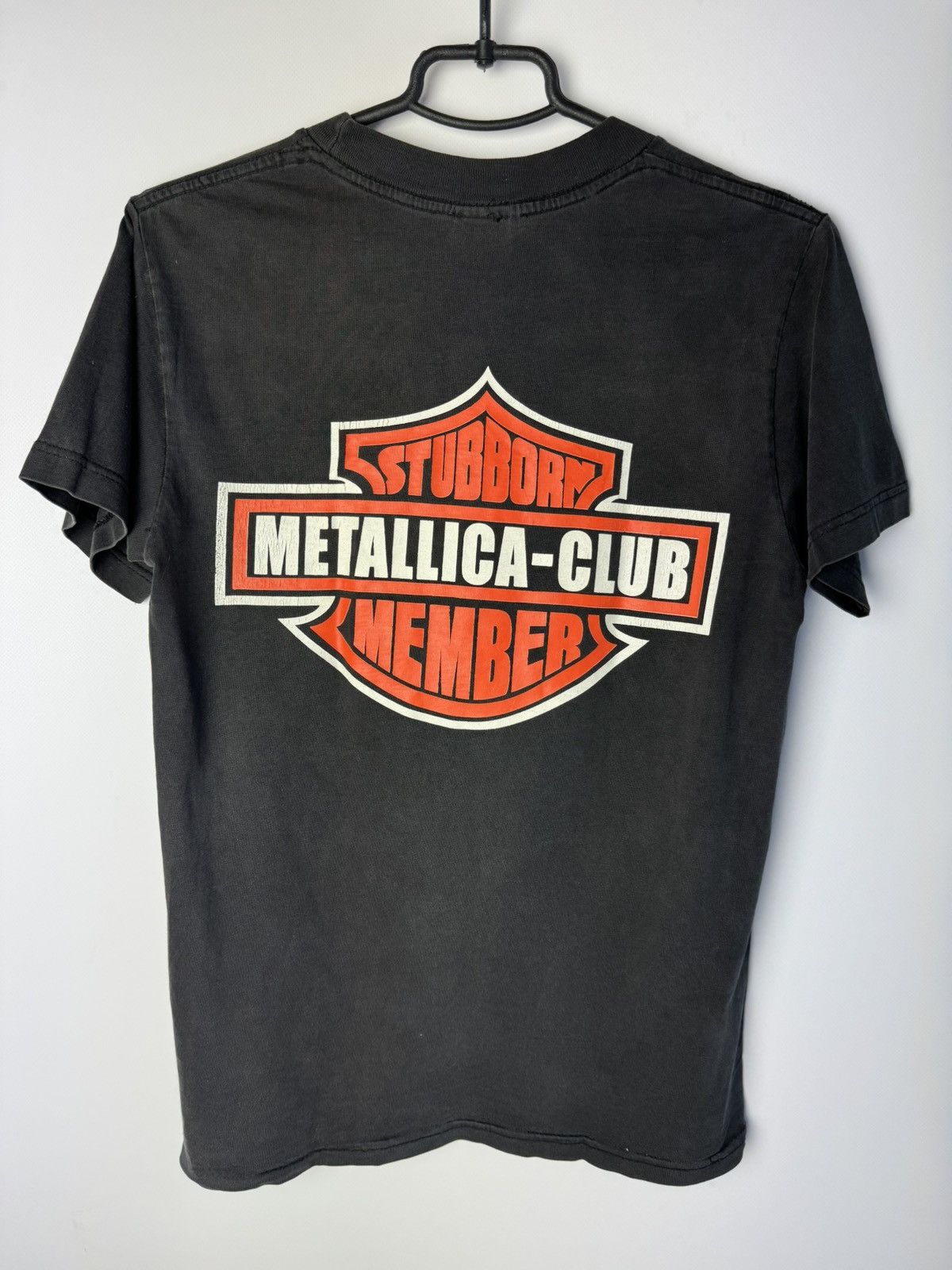Metallica Vintage 1998 Metallica Met Club Stubborn Member T-Shirt Size US S / EU 44-46 / 1 - 2 Thumbnail