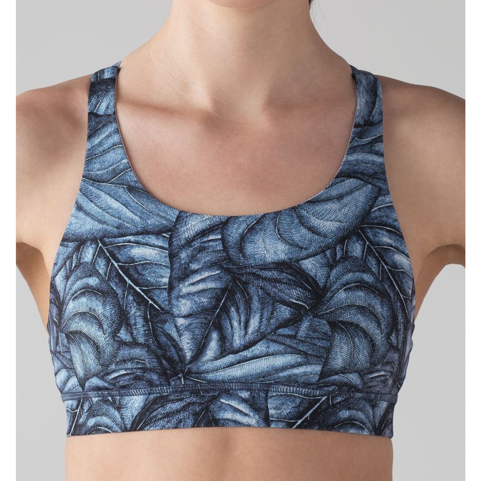 Lululemon Lululemon Energy Mini Concrete Jungle Alpine White Bra 4 $52 Size S / US 4 / IT 40 - 1 Thumbnail