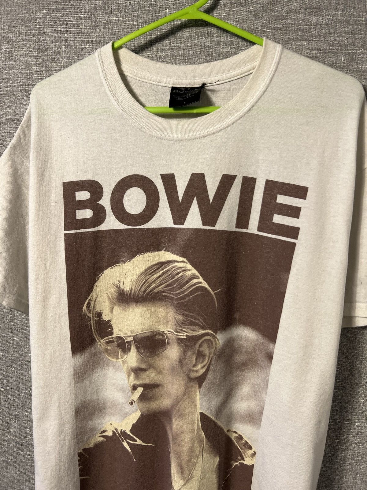 Band Tees × Vintage Vintage David Bowie Photograph Steve Shapiro T-Shirt Size US L / EU 52-54 / 3 - 2 Thumbnail