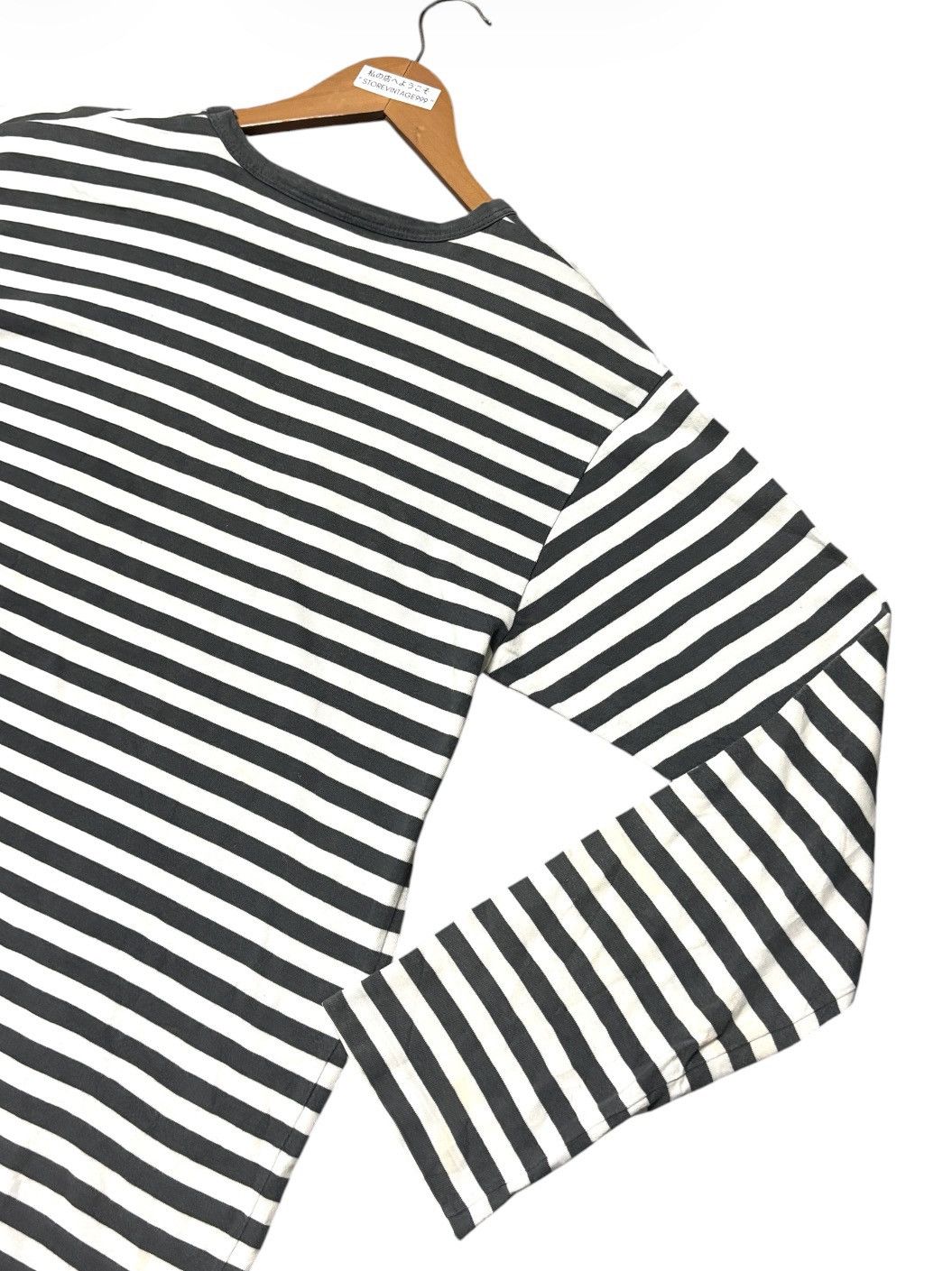 agnes b. VINTAGE AGNES B. STRIPE LONGSLEEVE TEE💥 Size US M / EU 48-50 / 2 - 9 Thumbnail