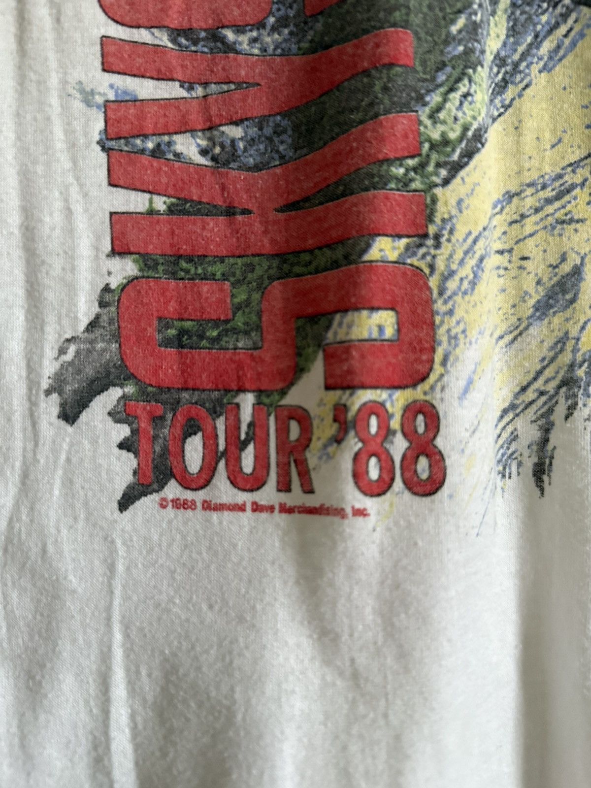 Vintage Vintage 1988 David Lee Roth "Skyscraper" tour t-shirt Size US M / EU 48-50 / 2 - 5 Thumbnail