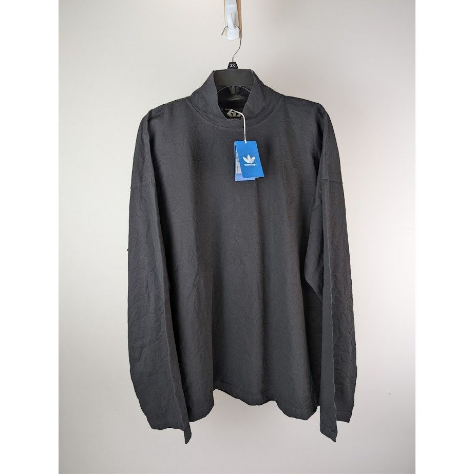Adidas × Balenciaga o1rshd1 Mountain Embro Vintage Jersey Crewneck Black/White Size US M / EU 48-50 / 2 - 7 Thumbnail